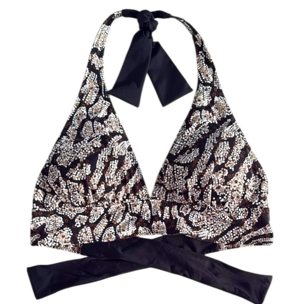 Tommy Bahama Playa Brava Reversible Halter Bikini Top - Picture 5 of 11